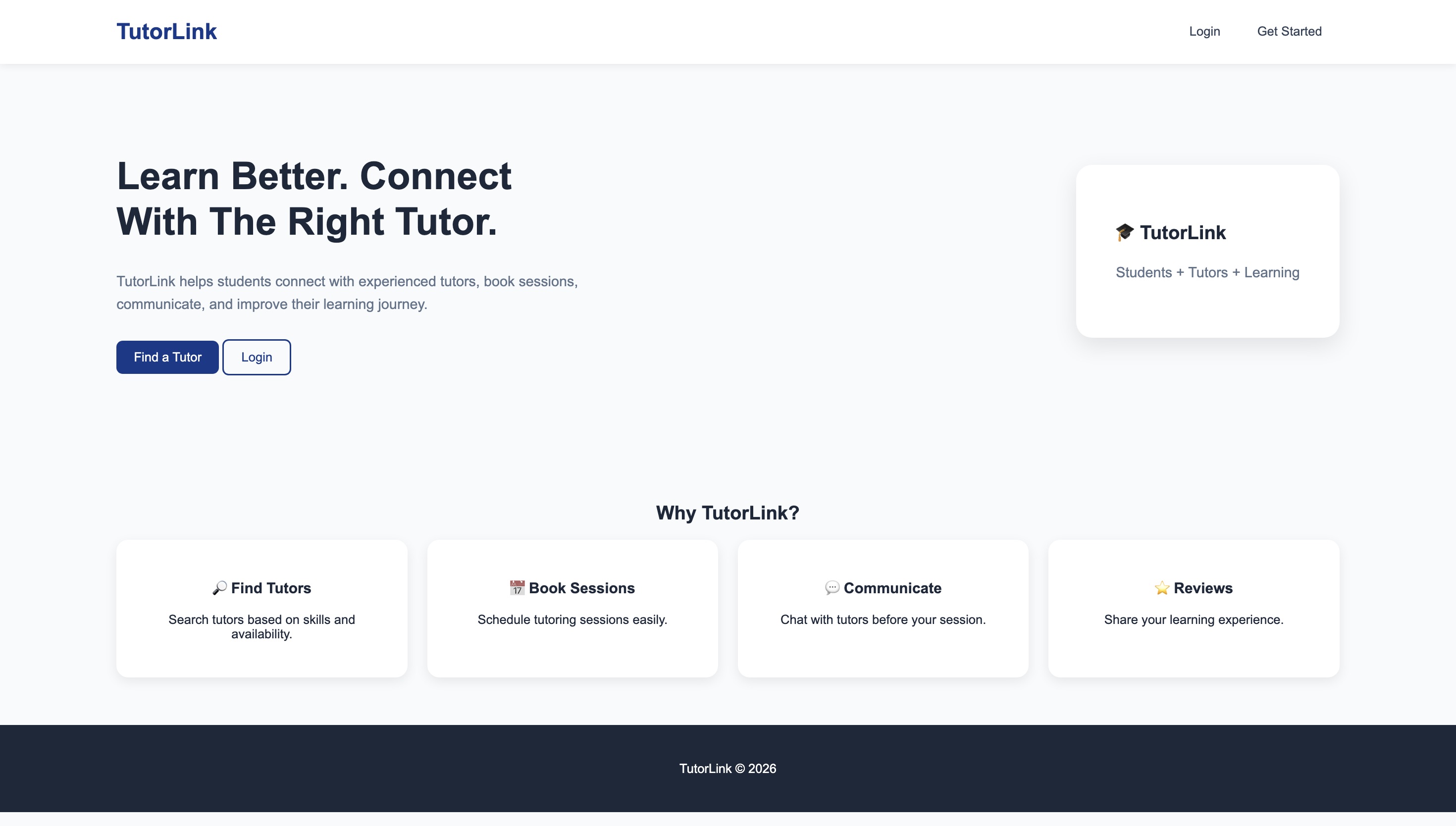 TutorLink screenshot